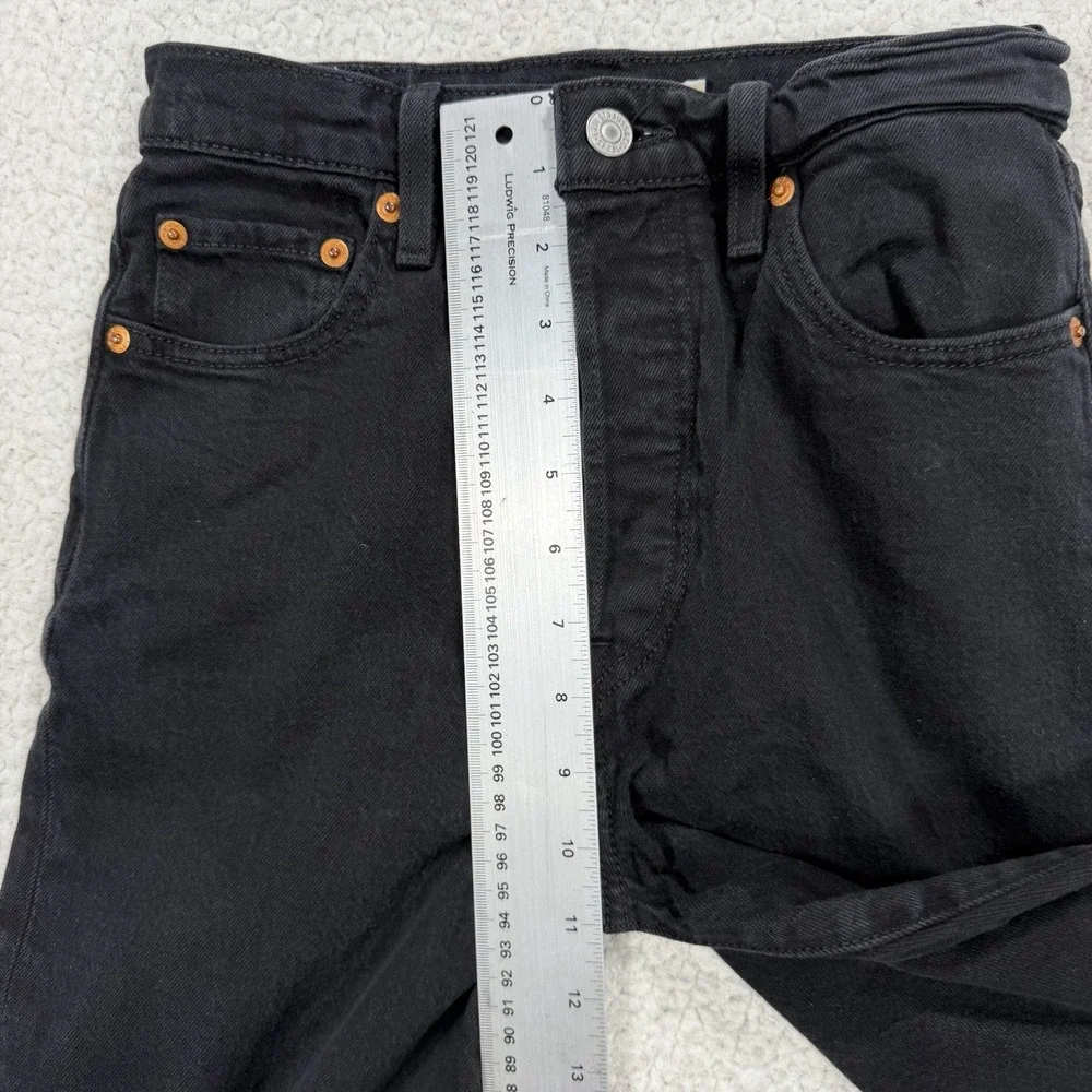 Levi's Premium Ribcage Straight Jeans Womens 25 (25x28) Streetwear Grunge Casual